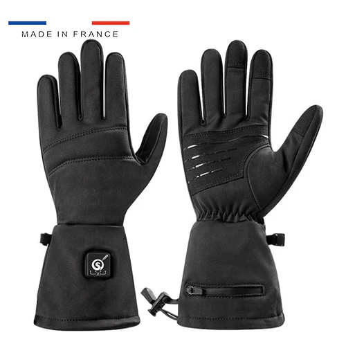 Gants chauffants fins avec grip