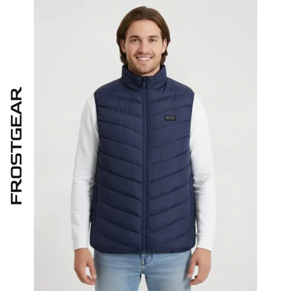Gilet chauffant bleu